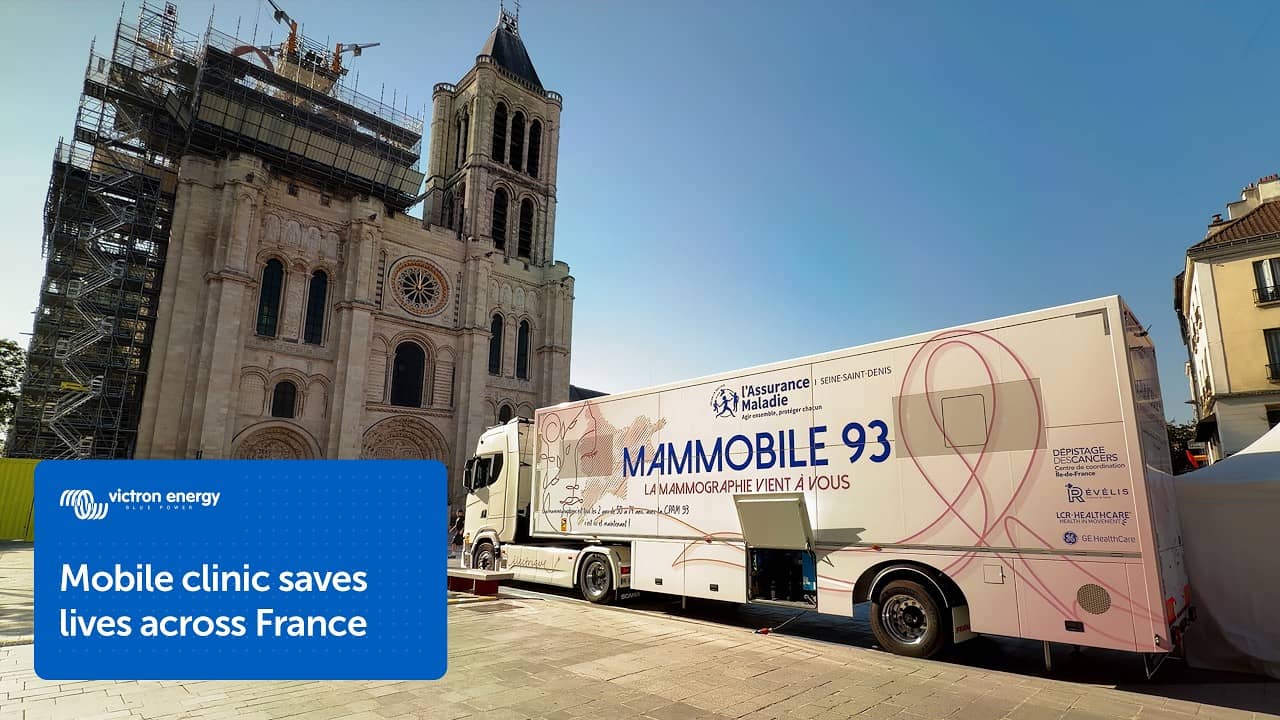 They built a Mobile Clinic and powered it using Victron Energy