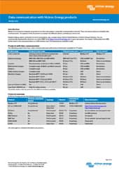 与 Victron Energy 产品的数据通信