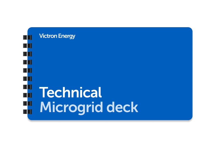 名为“Technical Microgrid deck”的蓝色活页夹