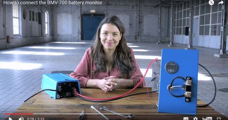 Instructional video: How to connect the BMV-700 battery monitor