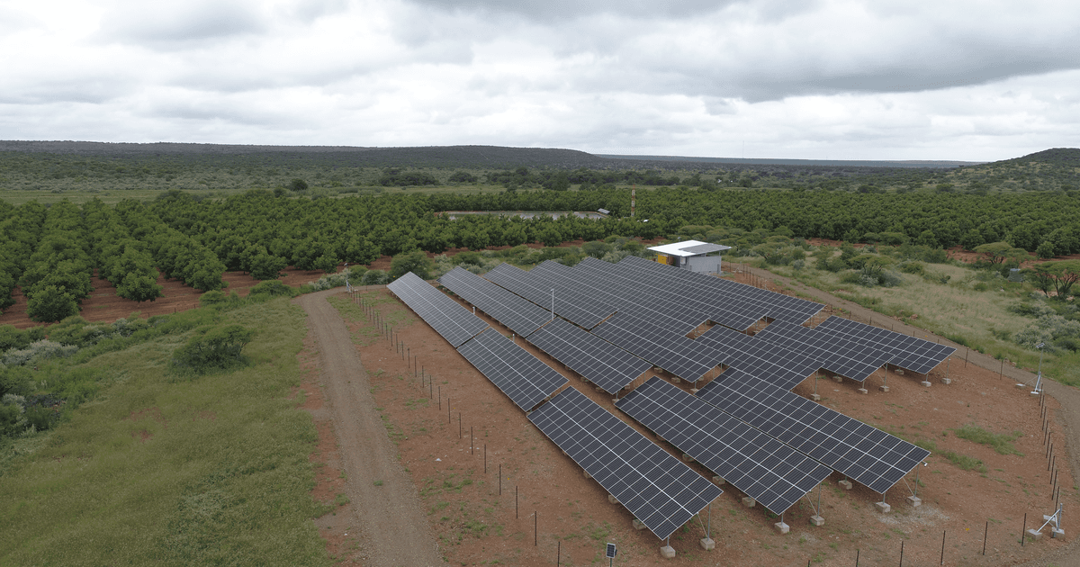Largest private solar farm South Africa