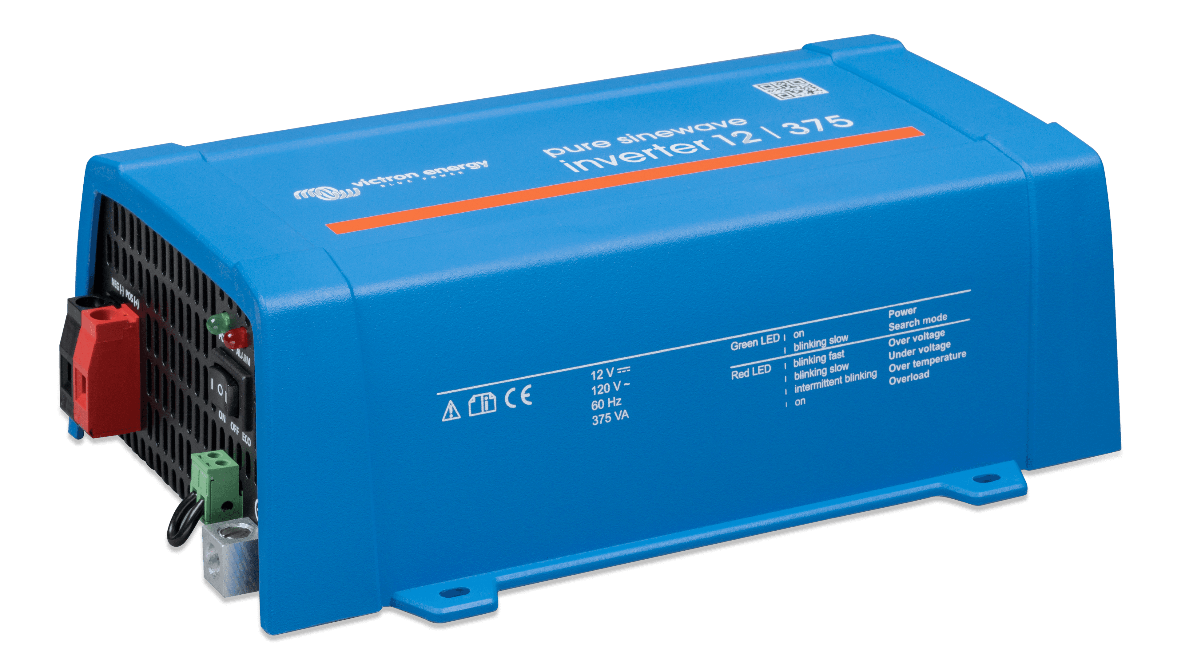 Inverter 12V 375VA 120V VE.Direct NEMA 5-15R (right) thumbnail