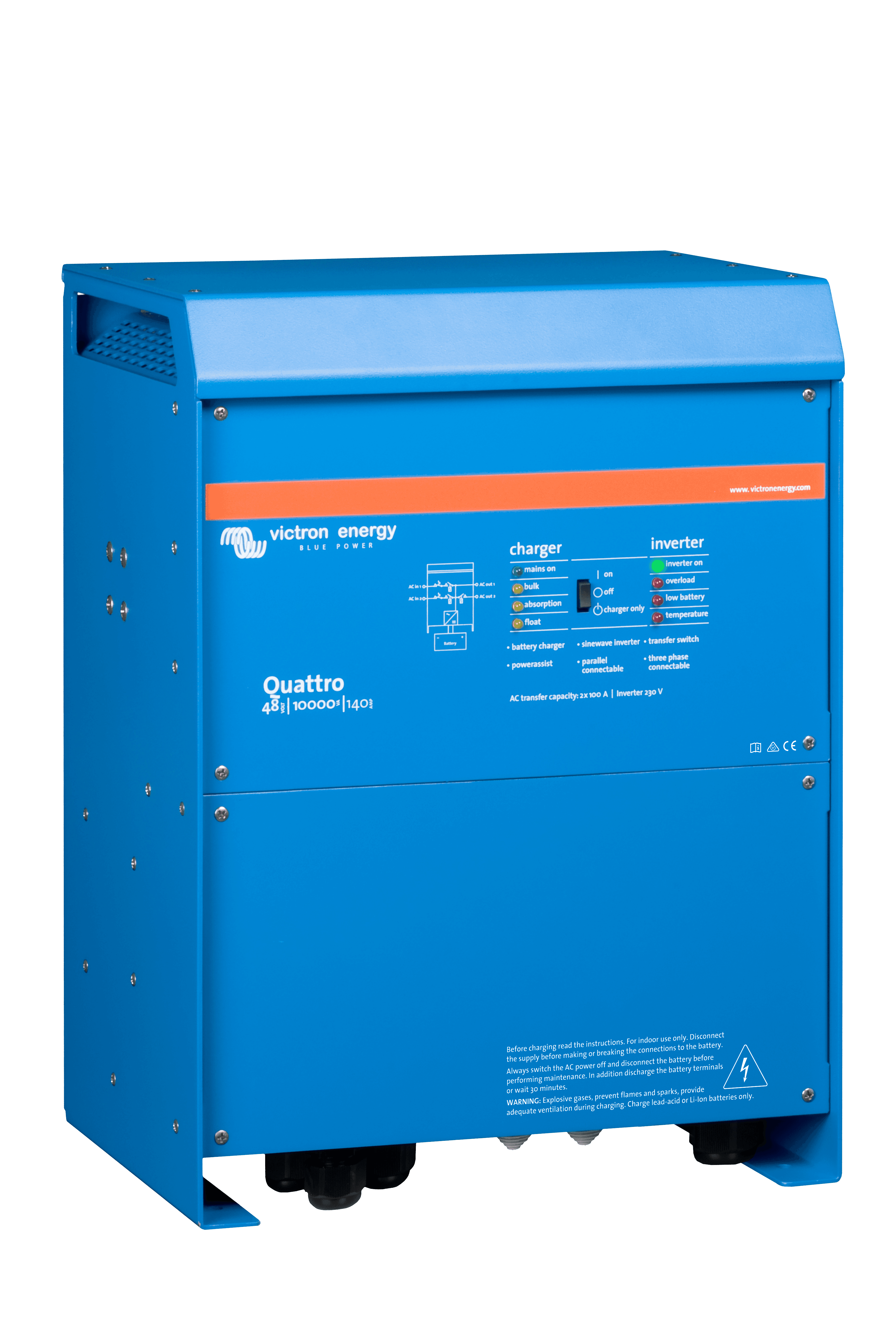 Quattro 48V 10000VA 140A 230V (right)  thumbnail