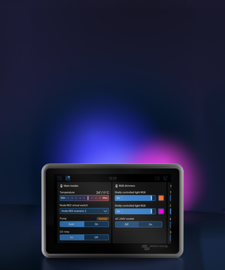 Venus OS  开关面板