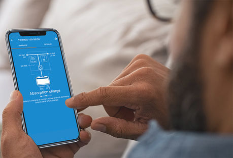 Customer using VictronConnect app