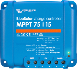 BlueSolar MPPT 75/10、75/15, 100/15 和 100/20
