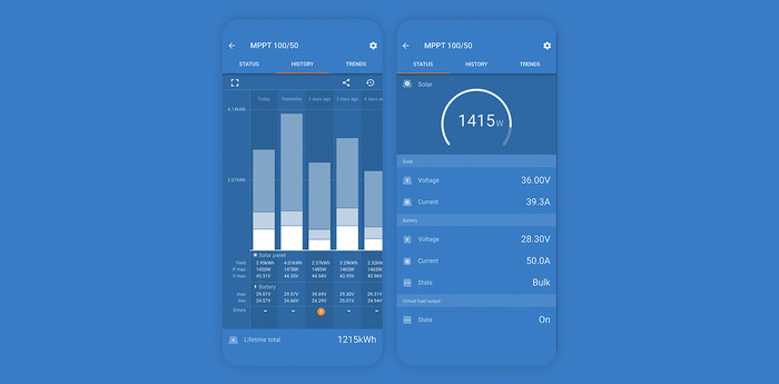 VictronConnect的用户界面