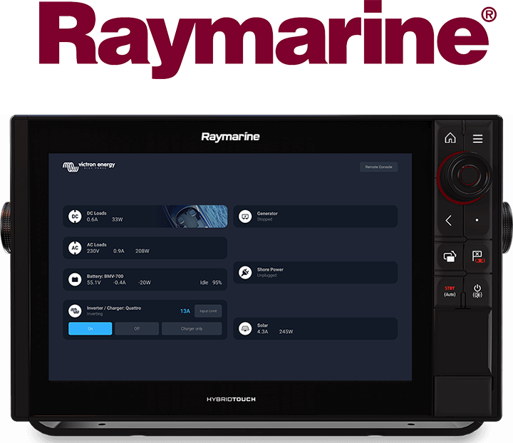 将GX监测设备集成到船用多功能显示器中 - Raymarine